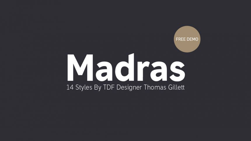 Madras Free Sans Serif Typeface