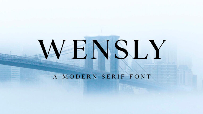 Wensley Modern Serif Free Font