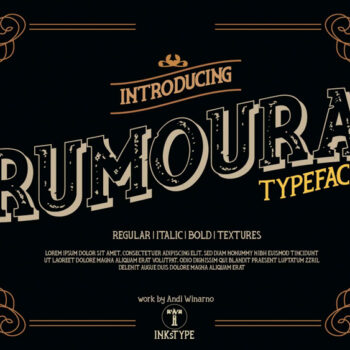 Rumoura Serif Retro Font